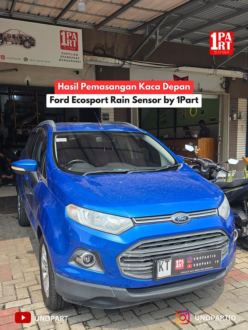 Kaca Depan Mobil Ford EcoSport / Eco Sport2013-ON Slot Rain Sensor Terima Pemasangan by unoPart ID - foto 3