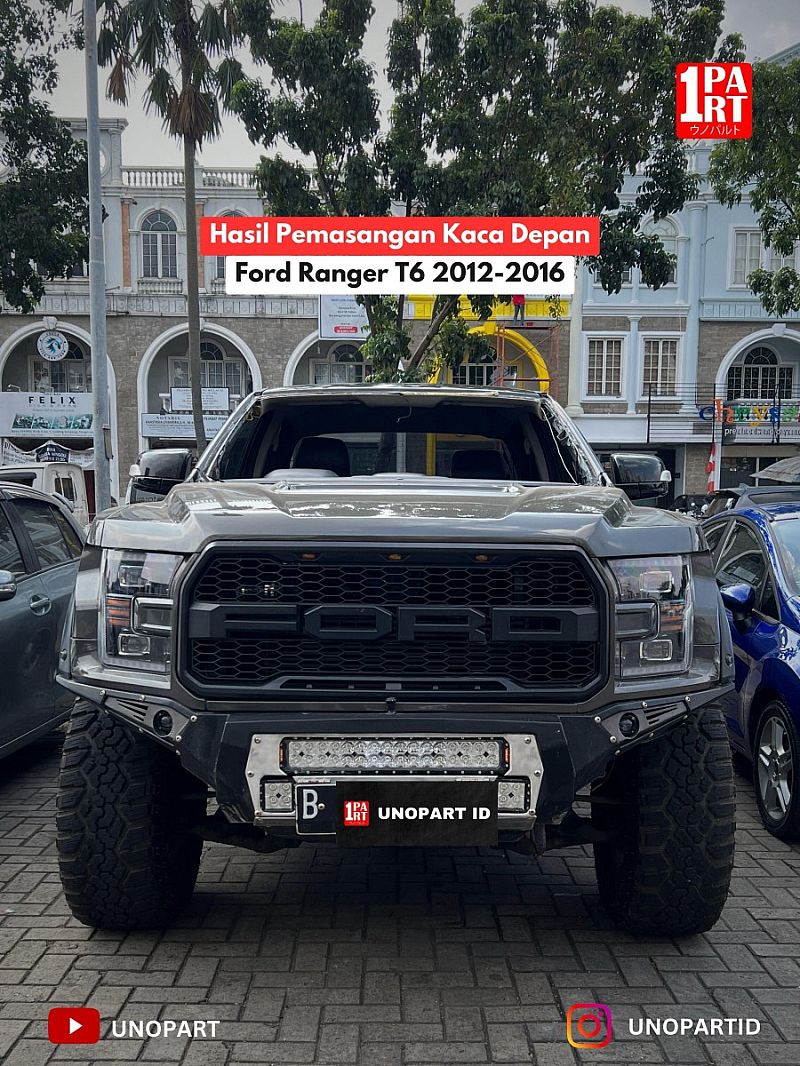 Kaca Depan Mobil Ford Ranger 2011-2015 T6 2D/4D by FY Glass - foto 2