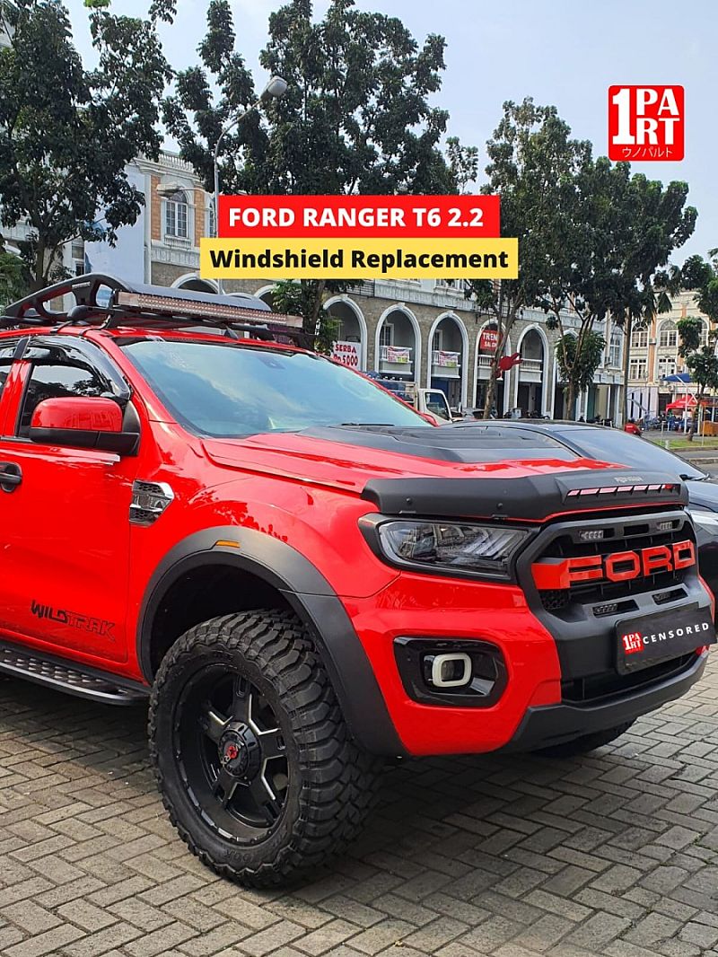 Kaca Depan Mobil Ford Ranger 2011-2015 T6 2D/4D by FY Glass - foto 5