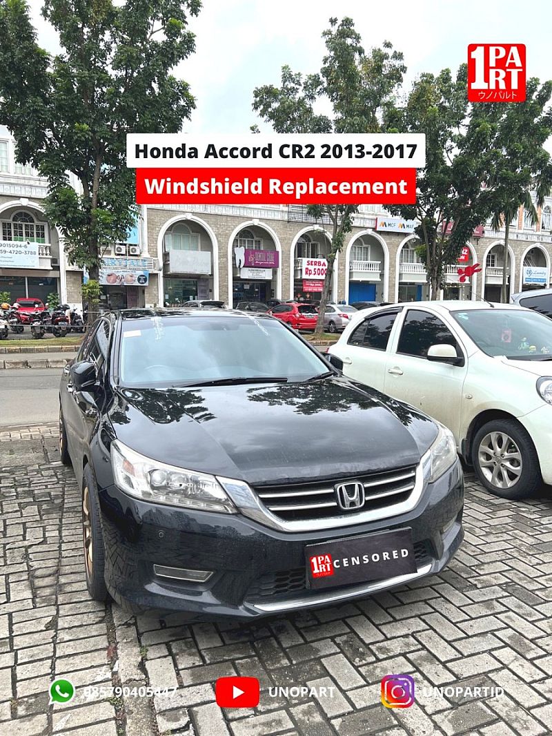 Kaca Depan Mobil Honda Accord 13-17 9th Gen Rain Sensor FY Glass - foto 3