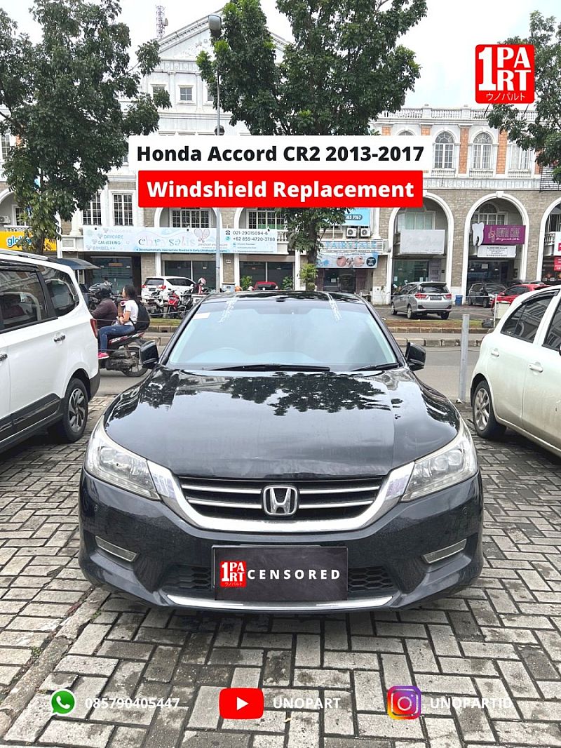 Kaca Depan Mobil Honda Accord 13-17 9th Gen Rain Sensor FY Glass - foto 4