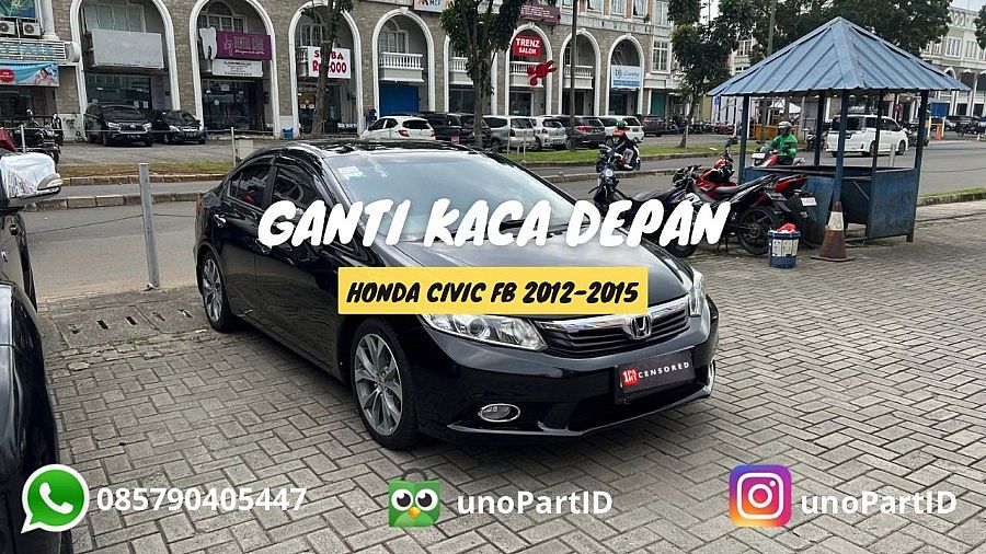 Kaca Depan Mobil Honda All New Civic FB 2012-2014 9th Gen - foto 4