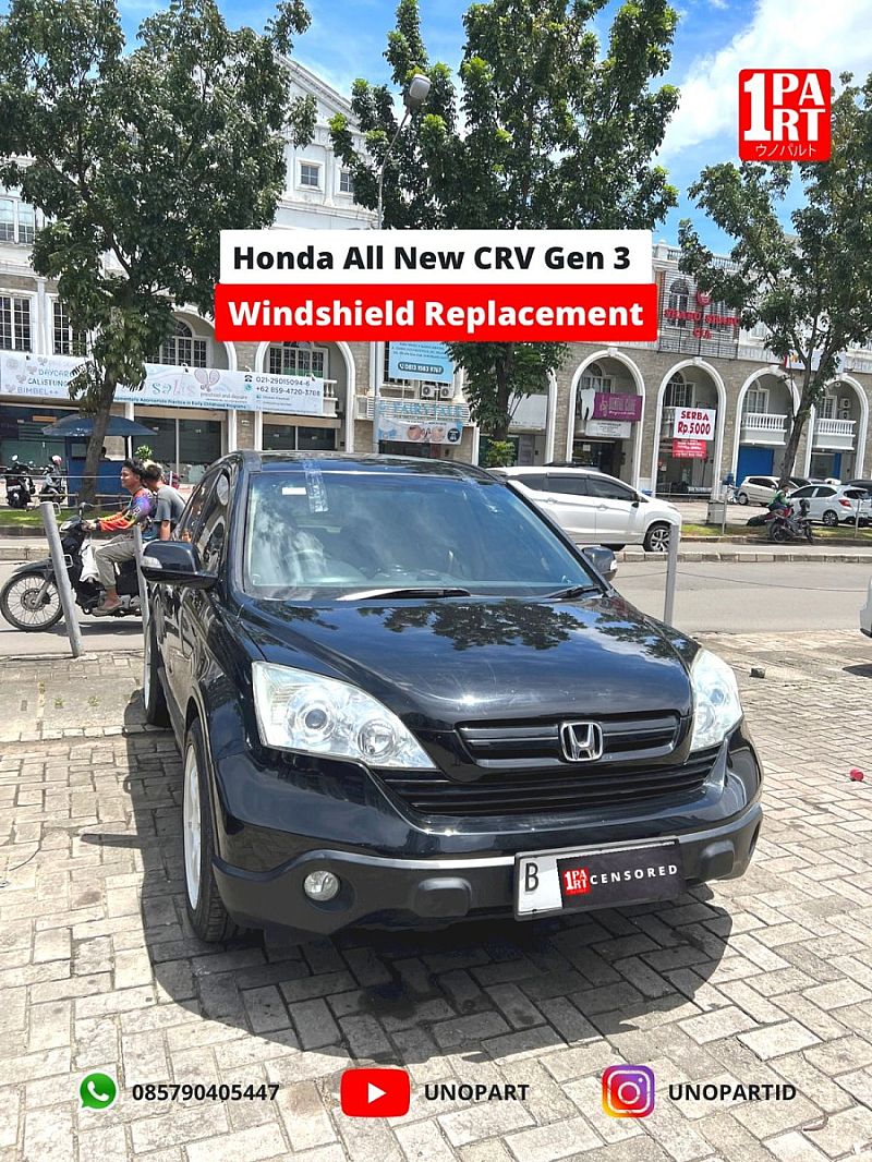 Kaca Depan Mobil Honda All New CRV 2007-2012 3rd Gen - foto 2