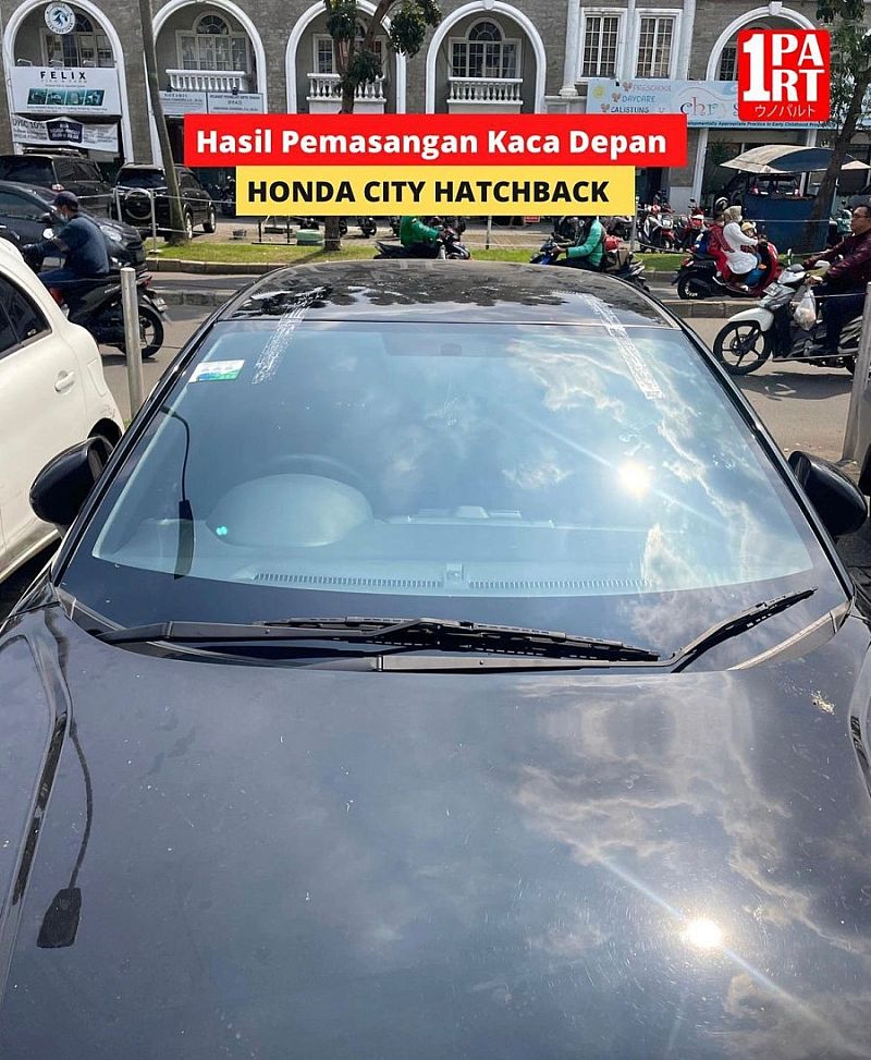 Kaca Depan Mobil Honda City Hatchback 2019-ON SNI Terima Pemasangan - foto 5