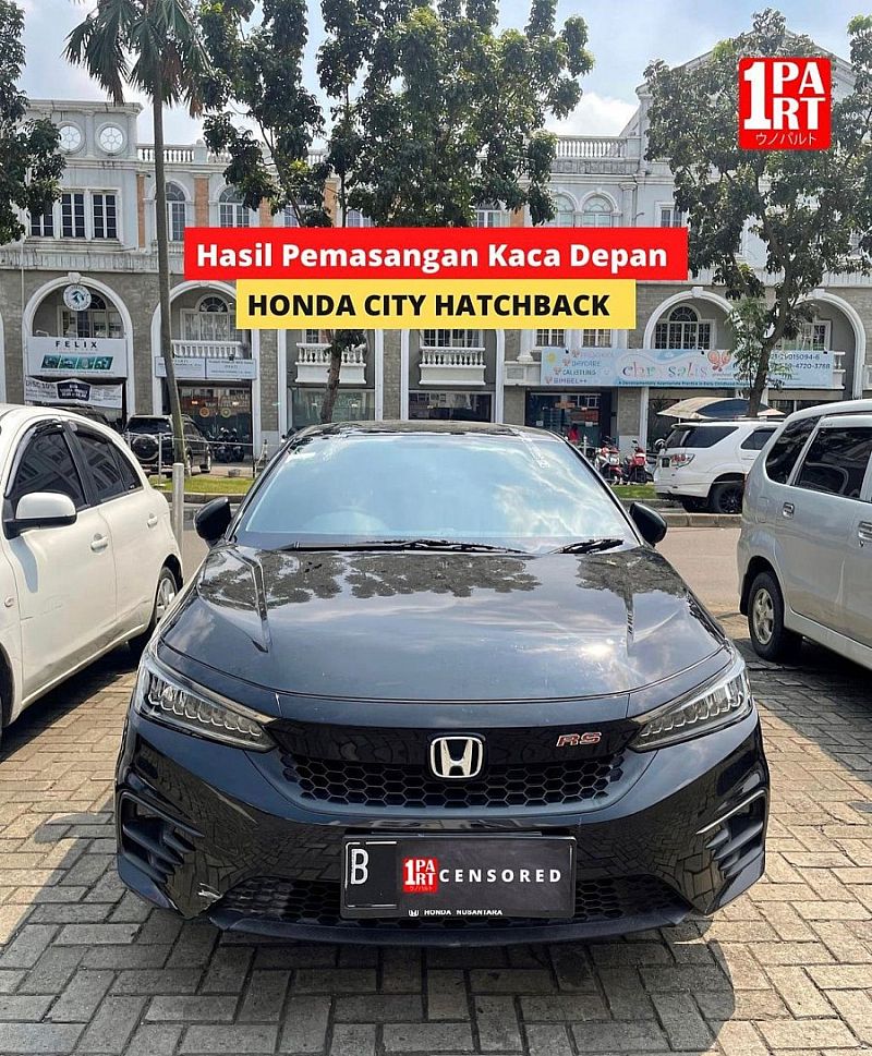 Kaca Depan Mobil Honda City Hatchback 2019-ON SNI Terima Pemasangan - foto 4