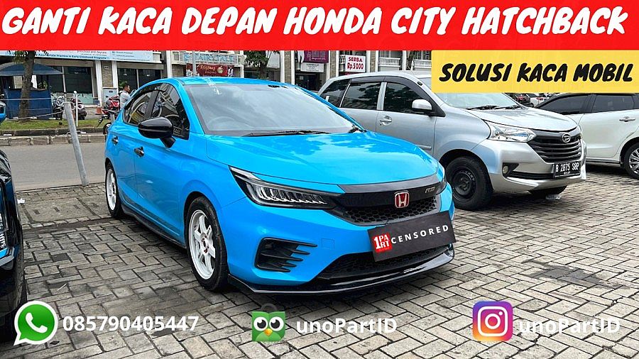 Kaca Depan Mobil Honda City Hatchback 2019-ON SNI Terima Pemasangan - foto 2