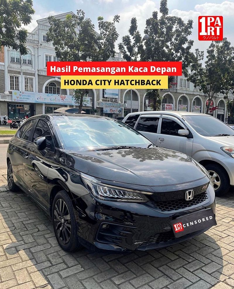 Kaca Depan Mobil Honda City Hatchback 2019-ON SNI Terima Pemasangan - foto 3