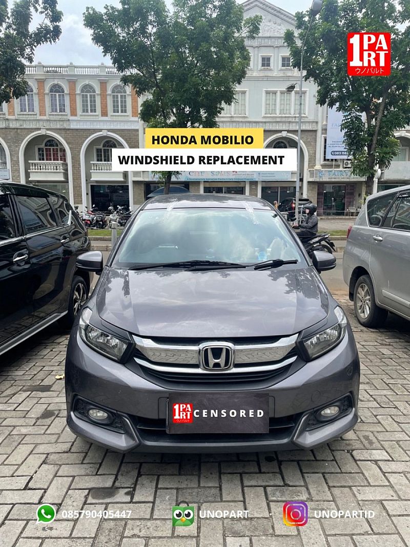 Kaca Depan Mobil Honda Mobilio / Brio 2012-ON Mulia Glass Original SNI - foto 4