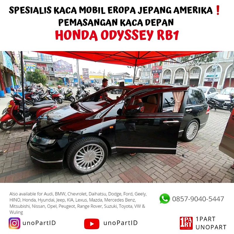 Kaca Depan Mobil Honda Odyssey 2003-2008 3rd Gen RB1-RB2 - foto 3