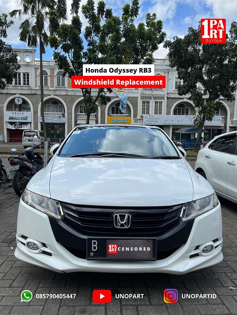 Kaca Depan Mobil Honda Odyssey 2009-2013 4th Gen RB3-RB4 - foto 2