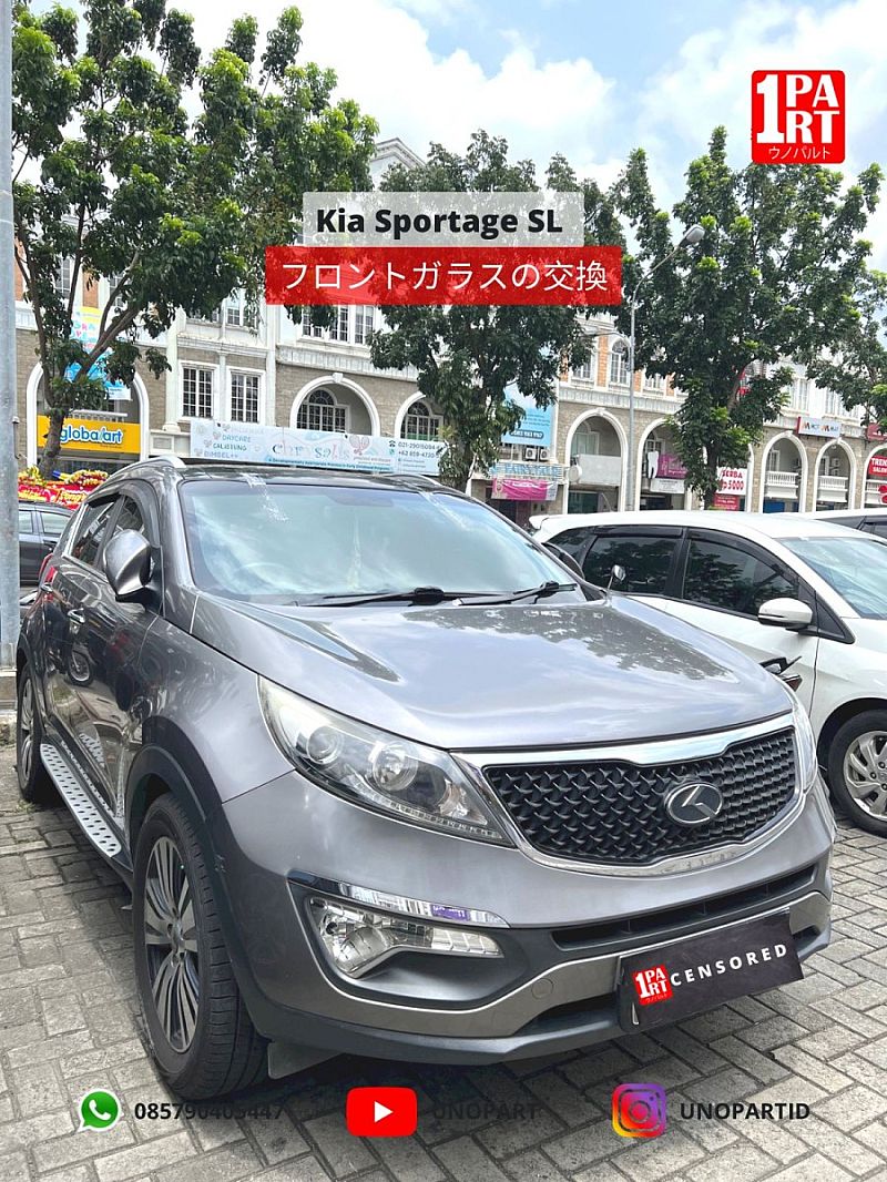 Kaca Depan Mobil Kia Sportage 2010-2015 SL Original Replacement - foto 5