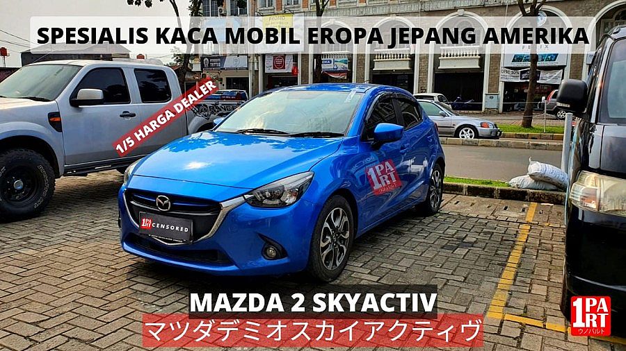 Kaca Depan Mobil Mazda 2 Skyactiv 2014-2021 by unoPart Terima Pasang - foto 2