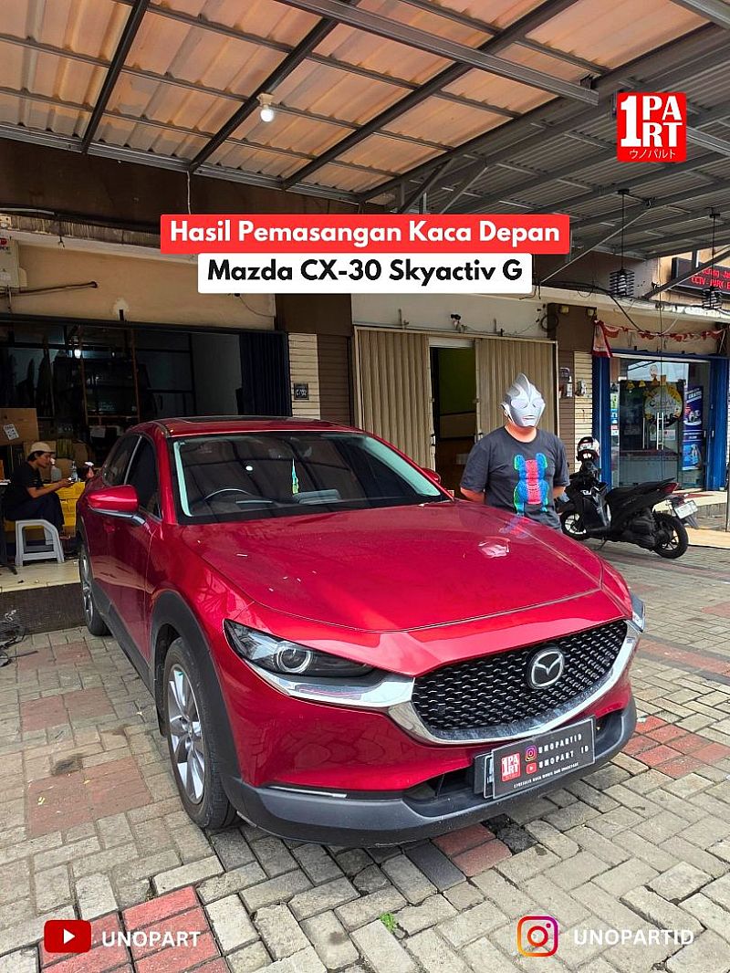 Kaca Depan Mobil Mazda CX-30 CX30 Skyactiv G Menerima Pemasangan by unoPart ID - foto 3