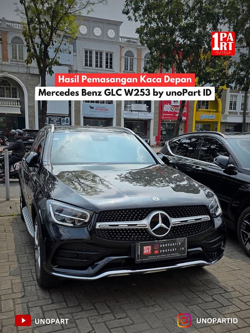 Kaca Depan Mobil Mercedes Benz Mercy GLC W253 2016-2022 Terima Pemasangan by unoPart ID - foto 3