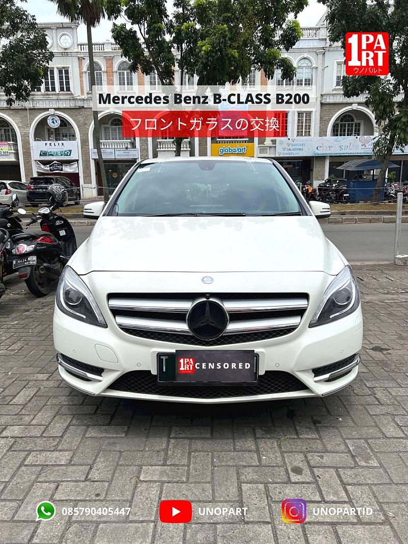 Kaca Depan Mobil Mercedes-Benz B200 B-Class 2011-2017 W246 - foto 3