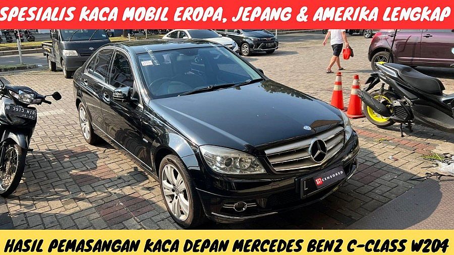 Kaca Depan Mobil Mercedes-Benz C-Class 2007-2014 W204 OEM Replacement - foto 2