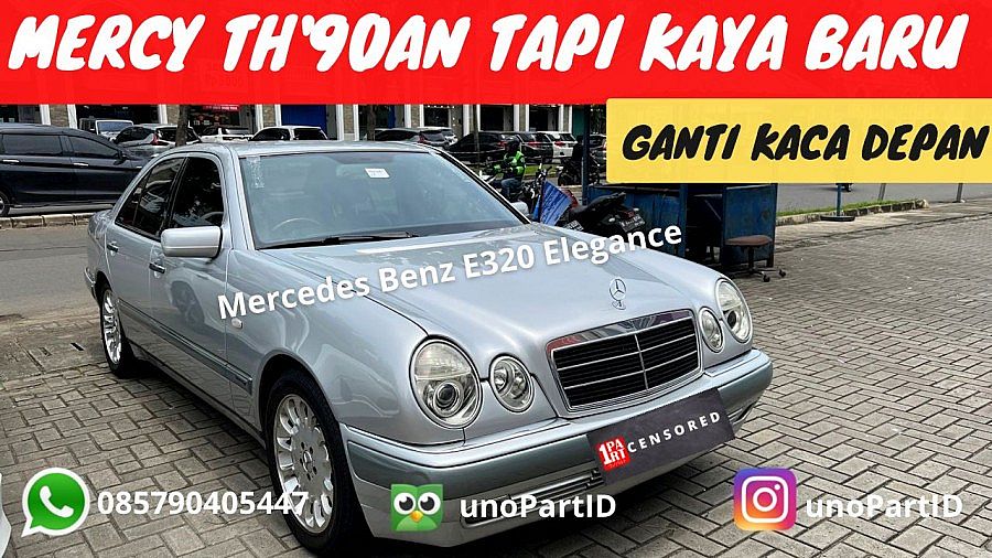Kaca Depan Mobil Mercedes-Benz E-Class 1995-2002 W210 Original Quality - foto 2