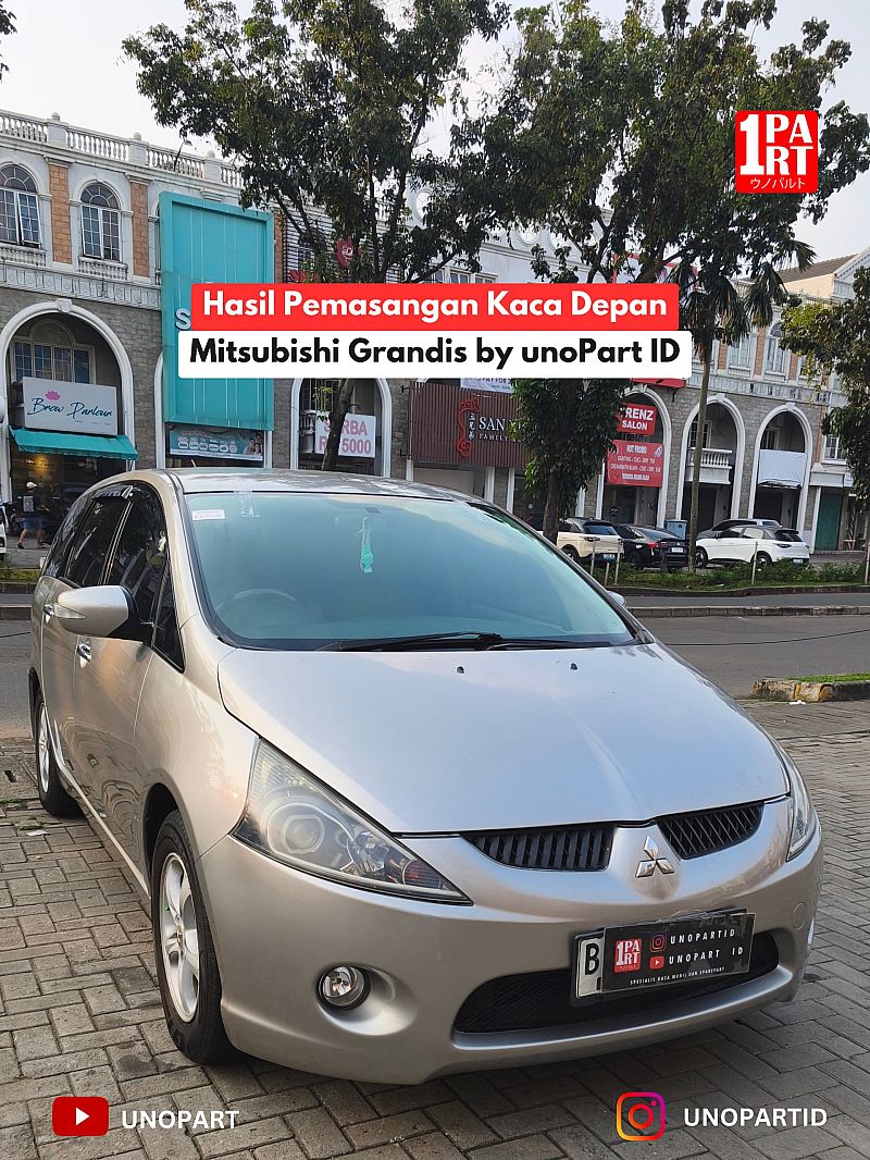 Kaca Depan Mobil Mitsubishi Grandis 2003-2011 EZ45 NA4W Terima Pemasangan Real Pict & Video Real Results - foto 5