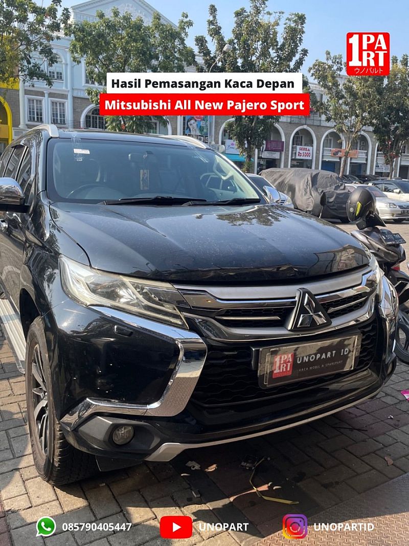 Kaca Depan Mobil Mitsubishi Pajero Sport 2015- SNI & DOT-459 USA & E4 - foto 3