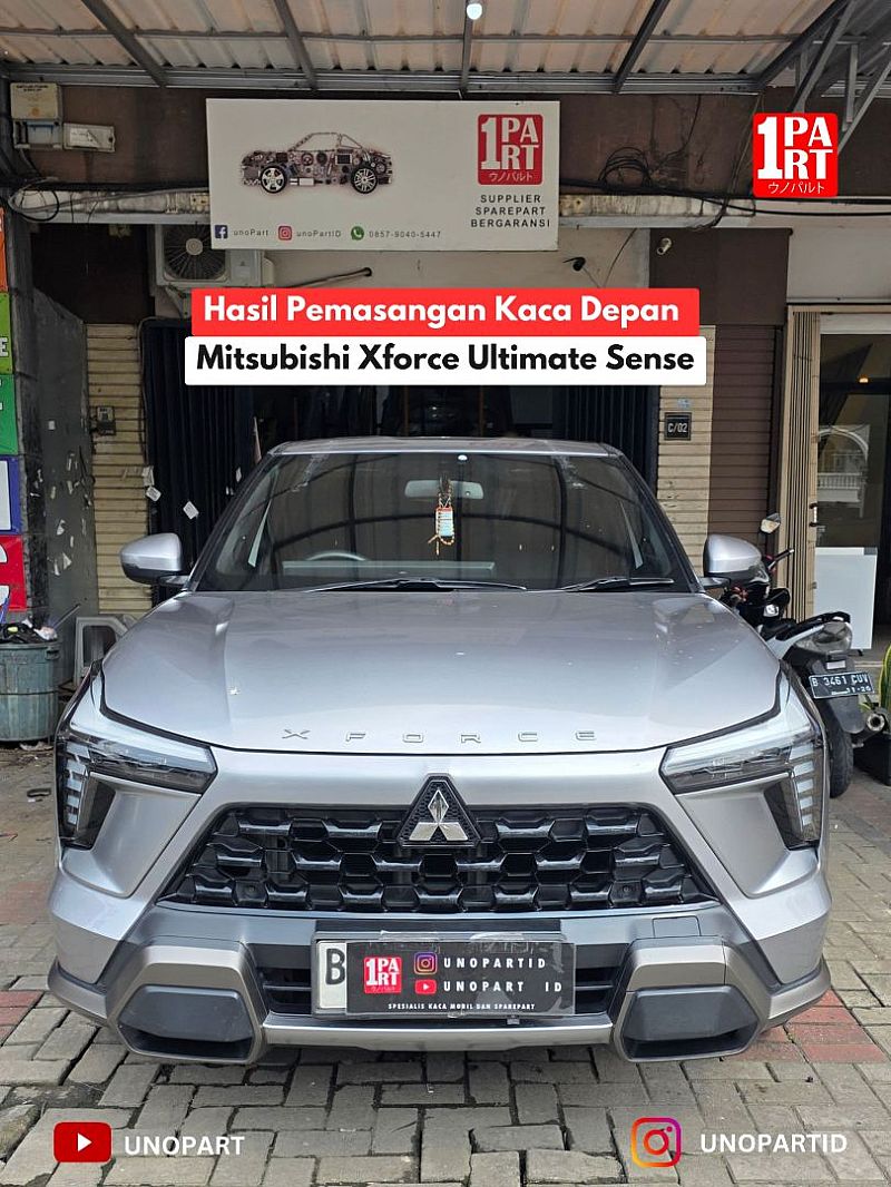 Kaca Depan Mobil Mitsubishi Xforce Model Sensor Terima Pemasangan by unoPart ID - foto 2