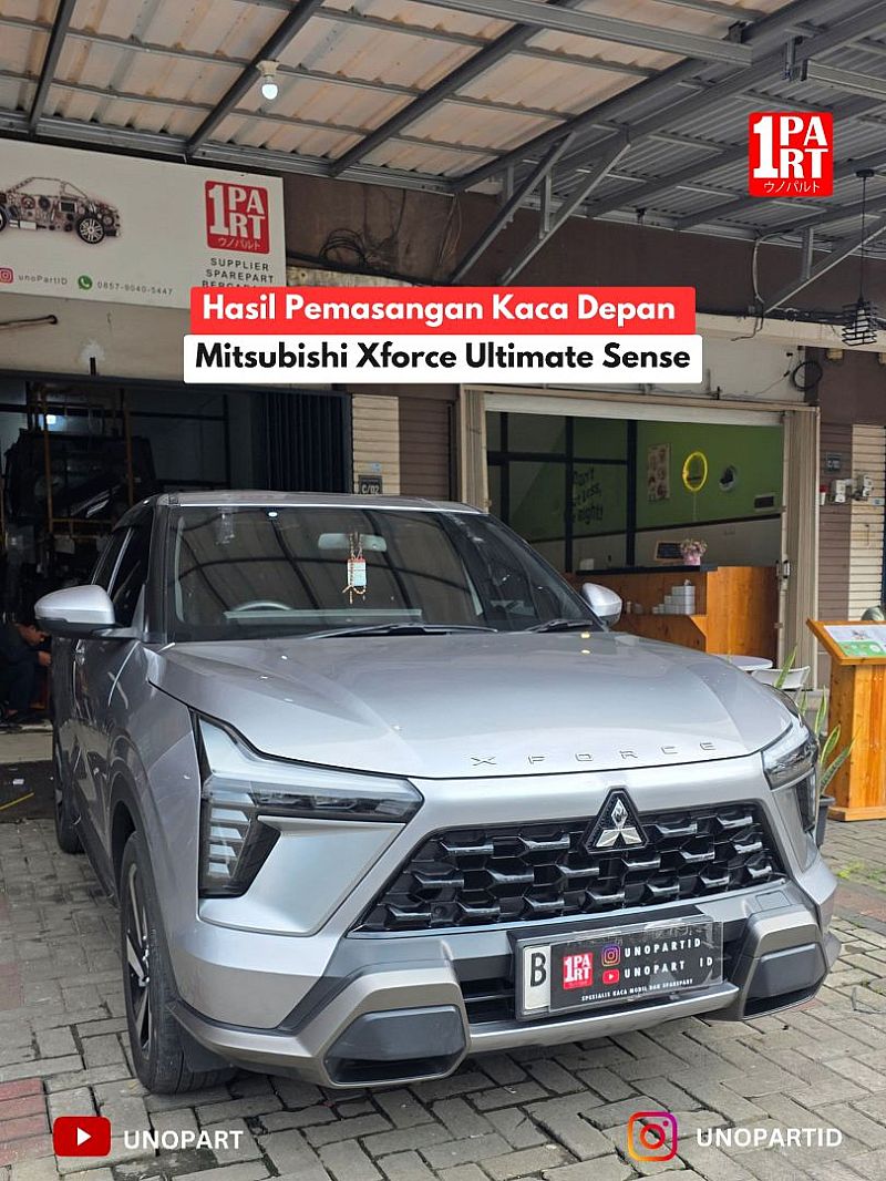 Kaca Depan Mobil Mitsubishi Xforce Model Sensor Terima Pemasangan by unoPart ID - foto 3