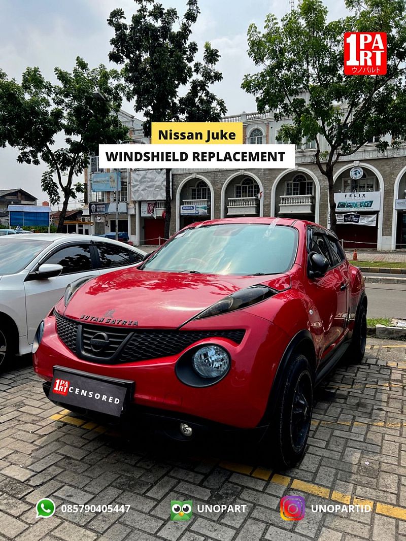 Kaca Depan Mobil Nissan Juke 2011-2014 F15 Original Replacement - foto 2