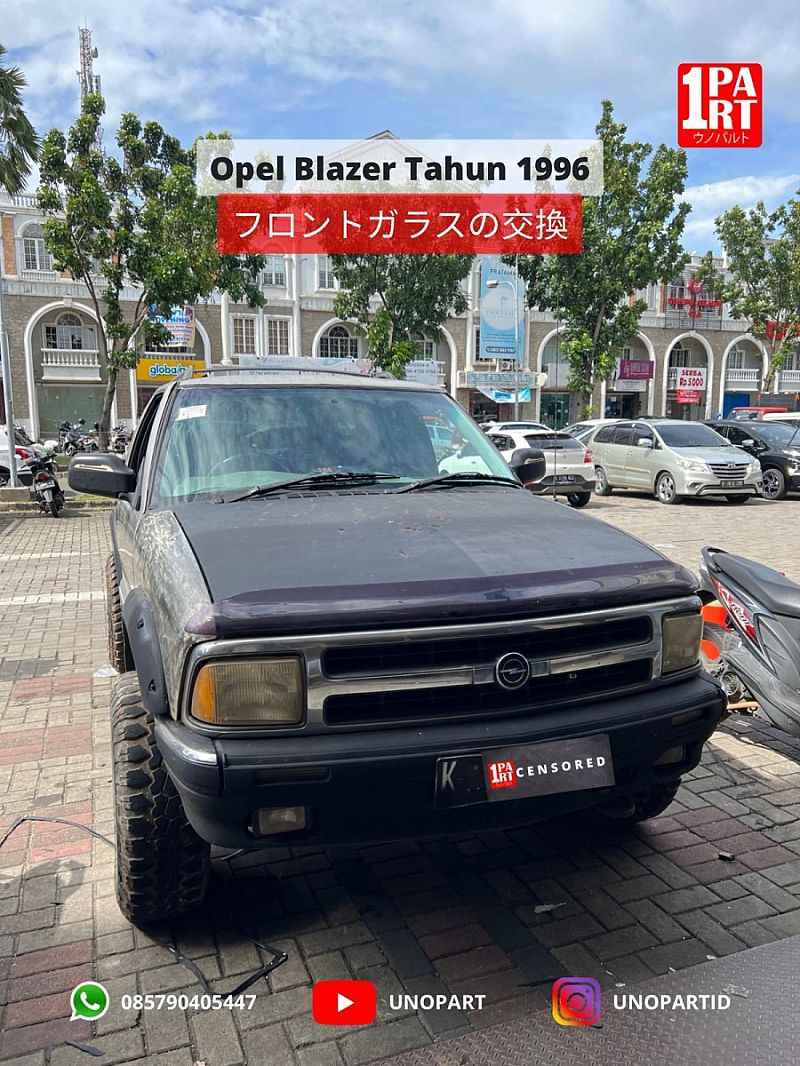 Kaca Depan Mobil Opel Blazer 1996-2004 S10 T10 Original Replacement - foto 3