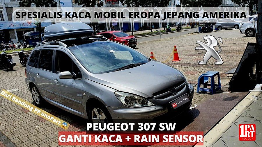 Kaca Depan Mobil Peugeot 307 2001-2008 SW Wagon RS Kotak Terima Pemasangan by unoPart ID - foto 3