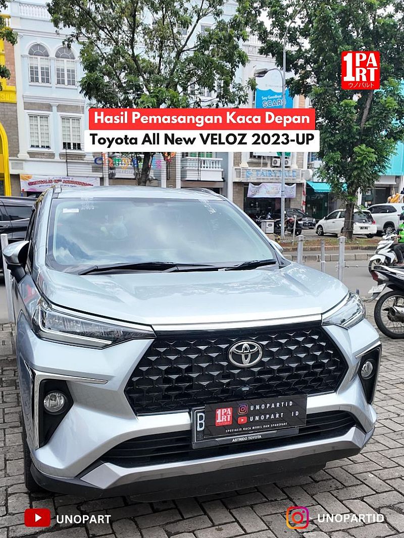 Kaca Depan Mobil Toyota All New Veloz 2022-UP Non TSS by unoPart ID Terima Pemasangan - foto 2