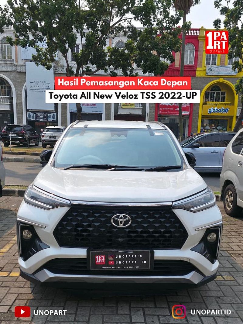 Kaca Depan Mobil Toyota All New Veloz 2022-UP TSS by unoPart ID Terima Pemasangan Asahimas AGC - foto 2