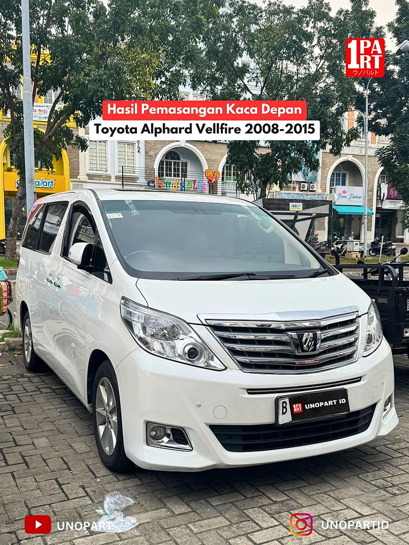 Kaca Depan Mobil Toyota Alphard Vellfire 2008-2015 ANH20 2nd Gen SNI - foto 6
