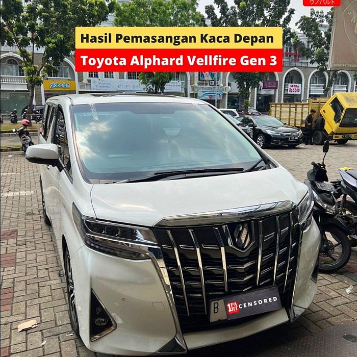Kaca Depan Mobil Toyota Alphard Vellfire 2015- ANH30 3rd Gen SNI - foto 3