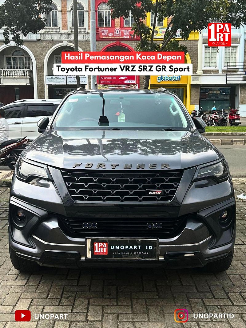 Kaca Depan Mobil Toyota Fortuner 2015- VRZ SRZ AN160 SNI & DOT-459 USA - foto 3