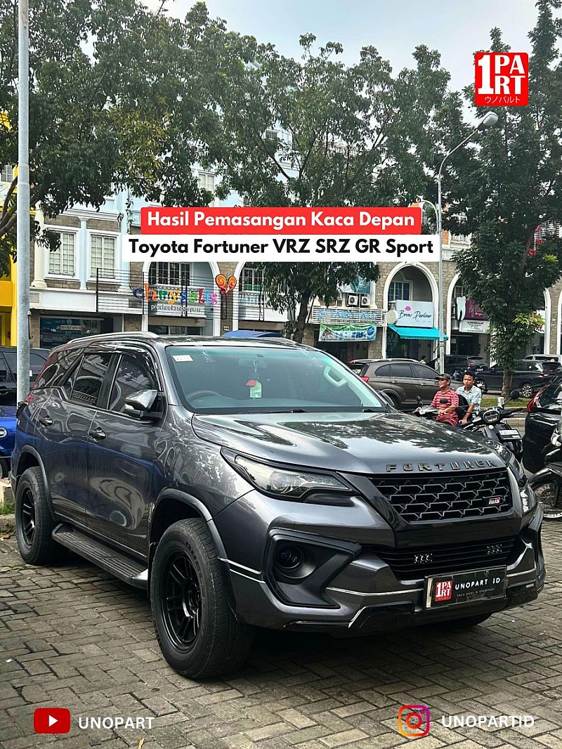 Kaca Depan Mobil Toyota Fortuner 2015- VRZ SRZ AN160 SNI DOT BERIKUT PEMASANGAN - foto 2
