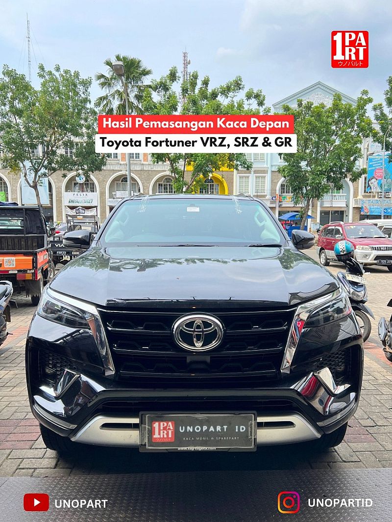 Kaca Depan Mobil Toyota Fortuner 2015- VRZ SRZ AN160 SNI DOT BERIKUT PEMASANGAN - foto 8