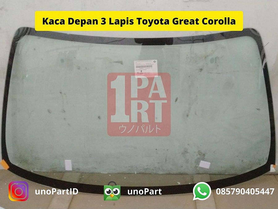 Kaca Depan Mobil Toyota Great Corolla E100 1991-1996 SNI & DOT-459 USA - foto 3