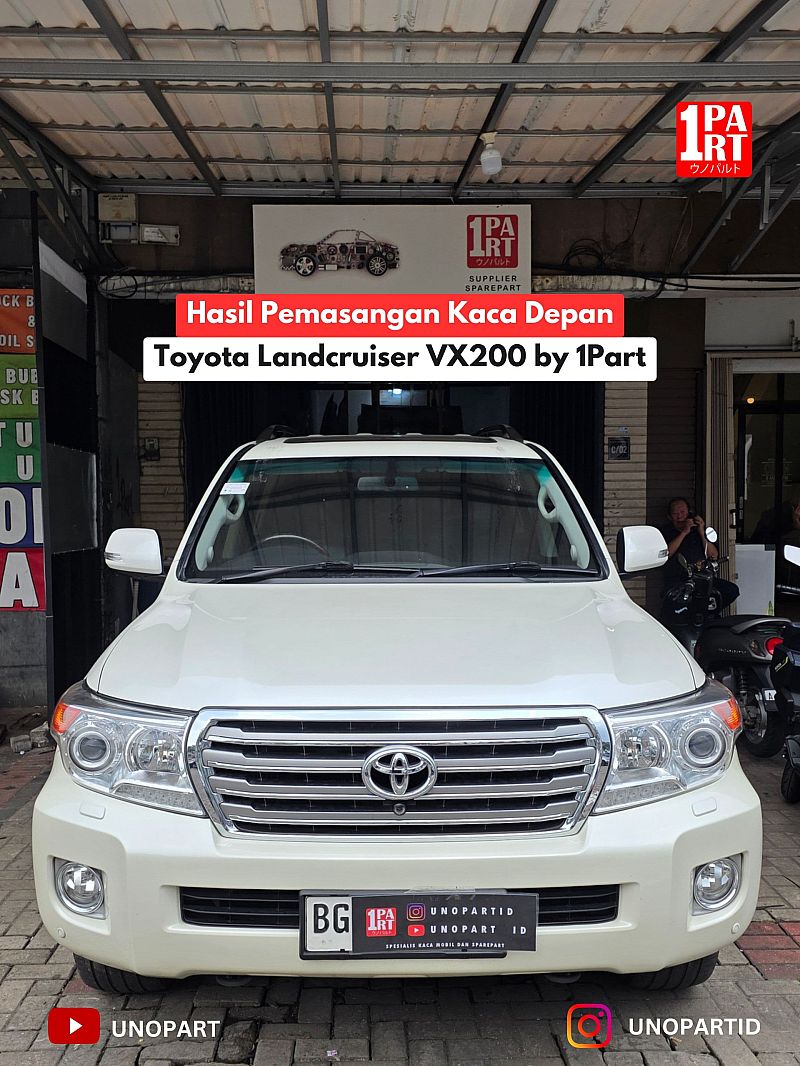 Kaca Depan Mobil Toyota Land Cruiser / Landcruiser 200 VX200 FJ200 & Lexus LX570 2007-ON Terima Pemasangan by unoPart ID - foto 6