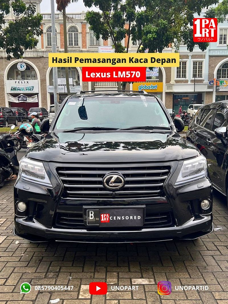 Kaca Depan Mobil Toyota Land Cruiser / Landcruiser 200 VX200 FJ200 & Lexus LX570 2007-ON Terima Pemasangan by unoPart ID - foto 2