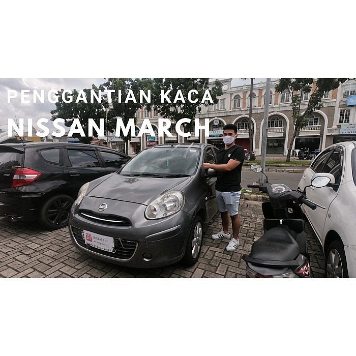 Kaca Depan Samping Mobil Nissan March K13 2010- 4th Gen Terima Pasang - foto 2