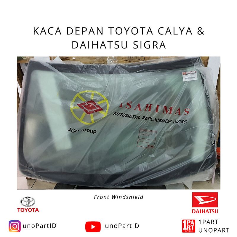 Kaca Depan Toyota Calya Daihatsu Sigra Original Asahimas SNI - foto 2