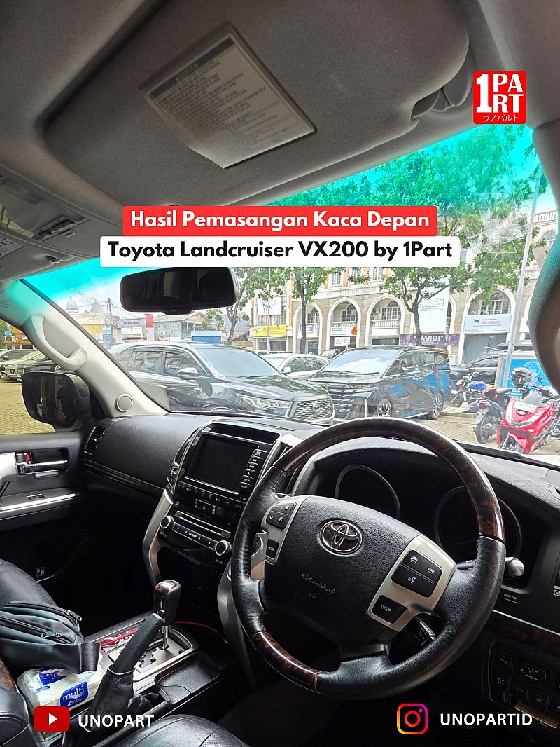 Kaca Depan Toyota Landcruiser / Landcruiser 200 / FJ200 / VX200 V8 4.5 & Lexus LX570 LX 570 Terima Pemasangan by unoPart ID - foto 2