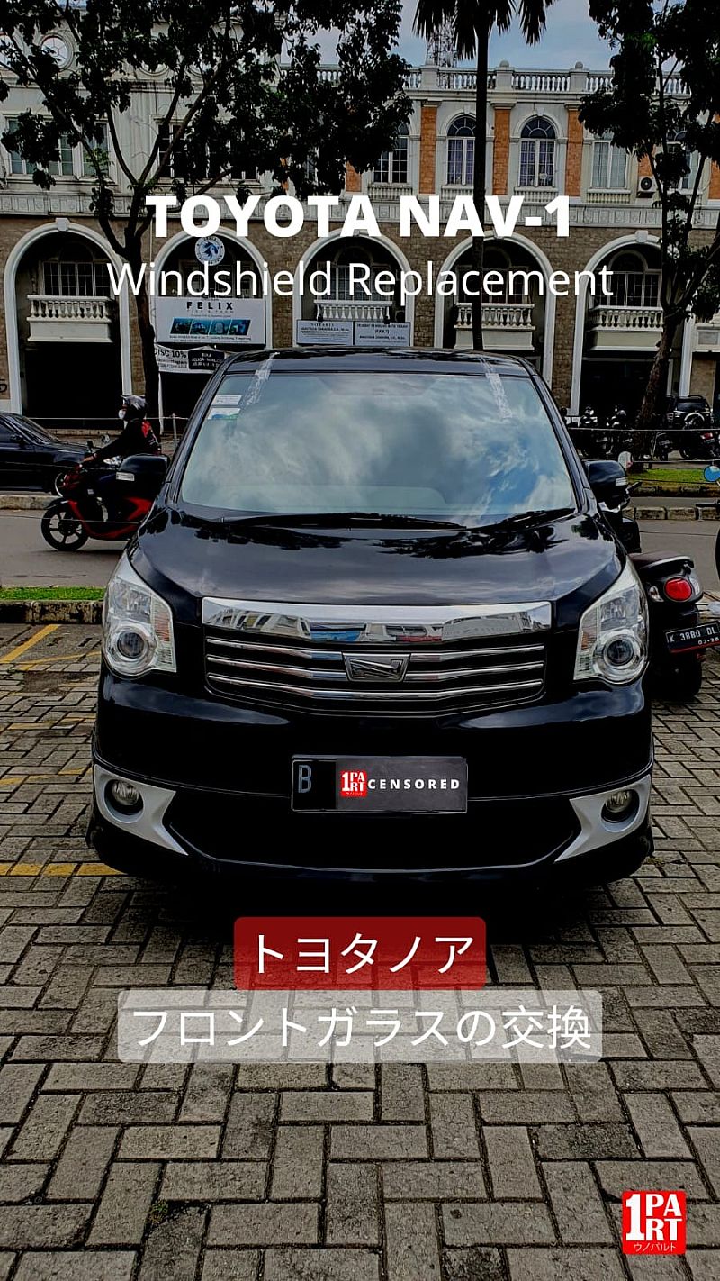 Kaca Depan Toyota NAV1 01-07 Original Replacement SNI DOT-459 USA - foto 2