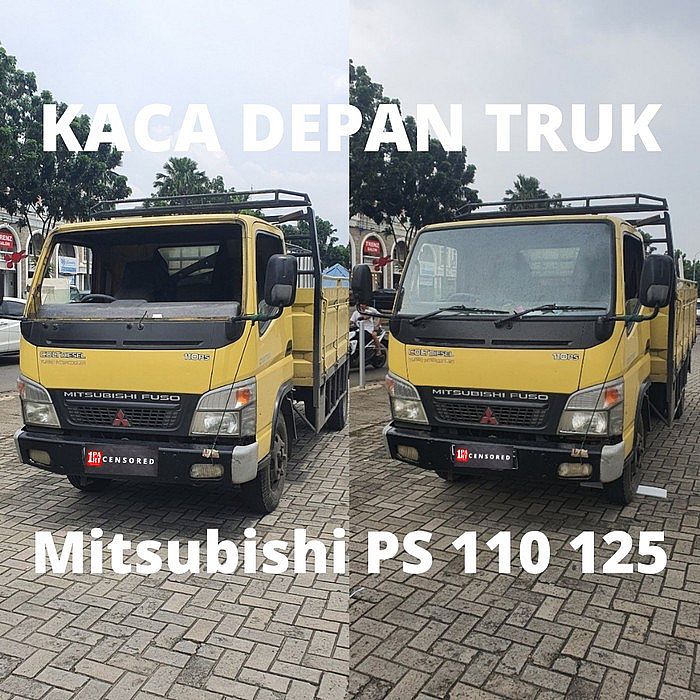 Kaca Depan Truk Mitsubishi Canter FE700 2001- 110PS PS110 PS 110 125 - foto 5