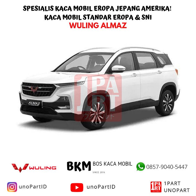 Kaca Depan Wuling Almaz by unoPart Bos Kaca Mobil + Termasuk Pemasangan - foto 4
