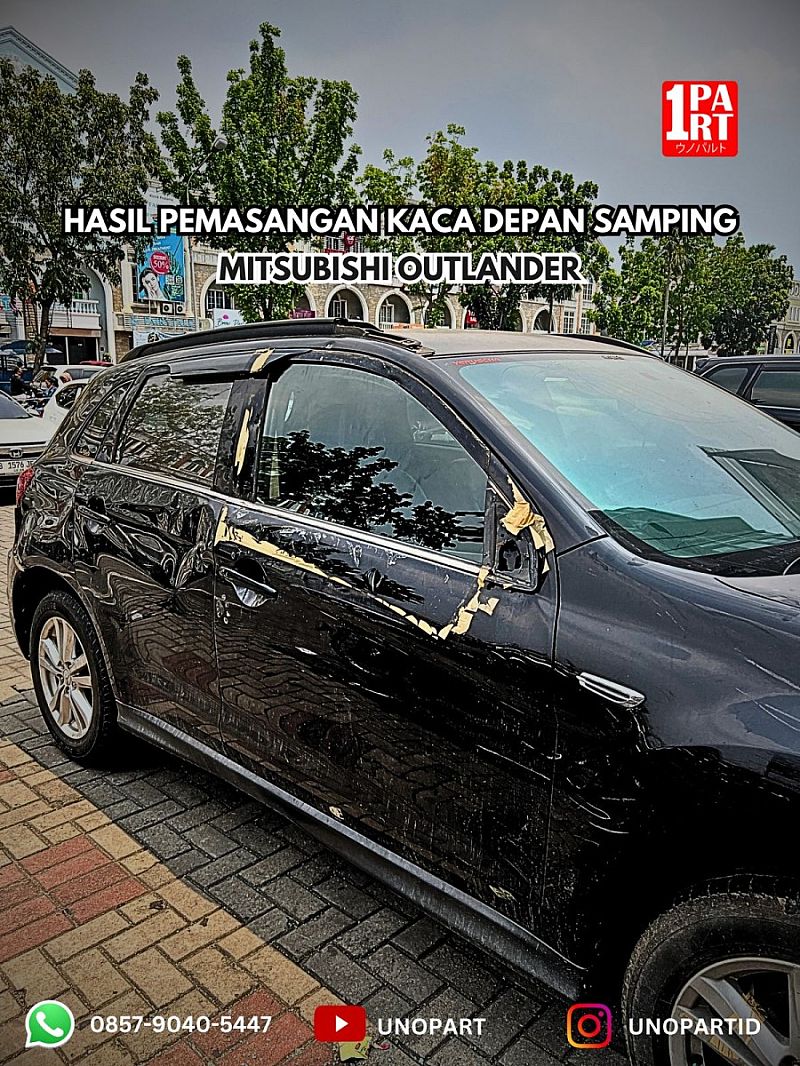 Kaca Pintu Depan Kanan / Kiri Asahimas Mitsubishi Outlander - foto 4