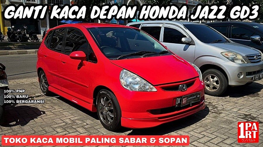 Kaca Pintu Depan Kanan / Kiri Honda Jazz IDSI VTEC 2004-2008 - foto 3