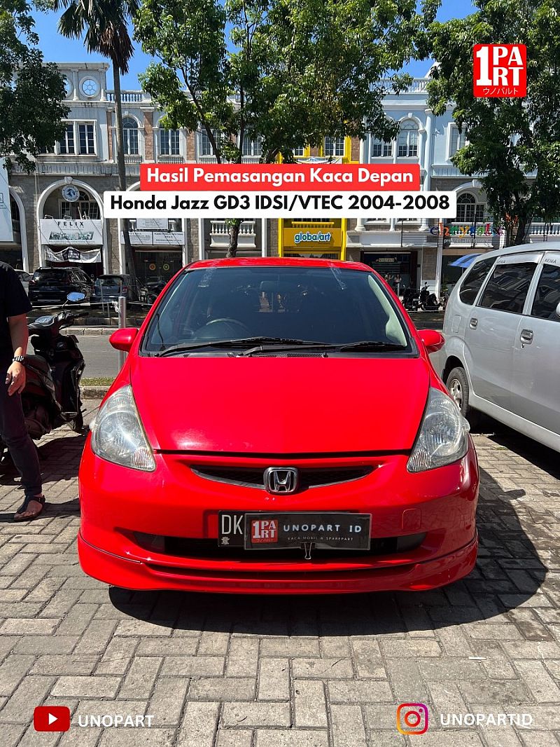 Kaca Pintu Depan Kanan / Kiri Honda Jazz IDSI VTEC 2004-2008 - foto 5
