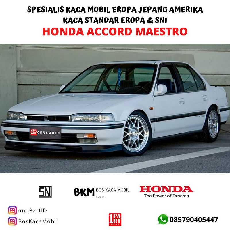 Kaca Pintu Depan Samping Honda Accord Maestro SNI - foto 5