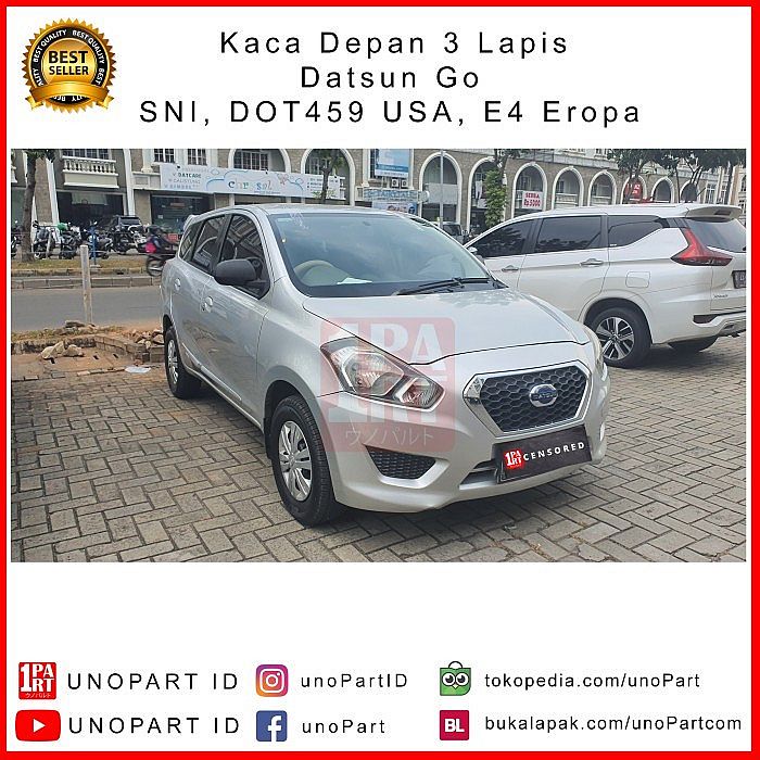 Kaca Pintu Samping Belakang Asahimas AGC Datsun Go / Go Plus - foto 2