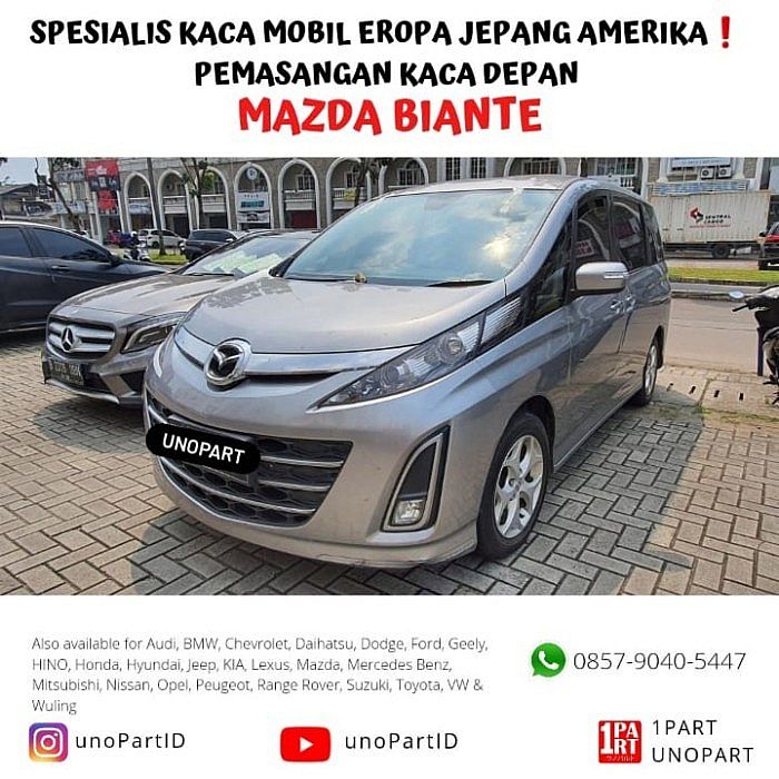 Kaca Samping Mati Belakang Kiri Mazda Biante 2012- Terima Pemasangan - foto 5